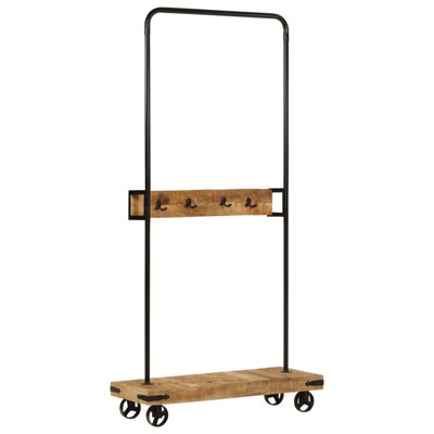 Antanay 90cm Rolling Clothes Racks