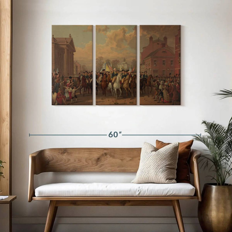 Evacuation Day, 28" H x 45" W