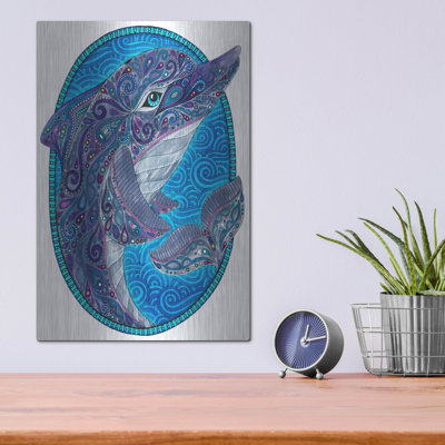 Art mural en métal Rosecliff Heights «Animals 5» par Hello Angel