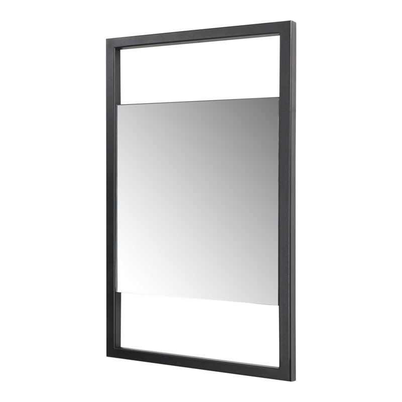 LUMA Steel Rectangle Mirror, 60 cm H x 40 cm W