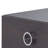 Espresso 2-Drawer Rectangular Accent Table
