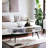 Halima White & Black Finish Coffee Table