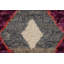 Tapis mauve fait à la main mauve 6 x 9