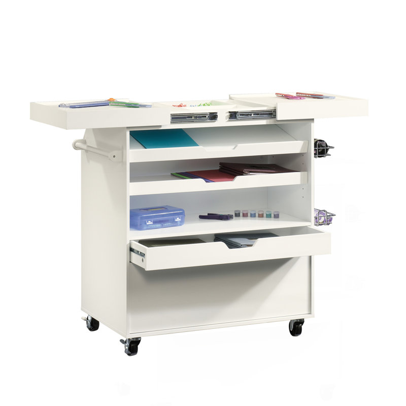Traditional Craft Cart, White finish