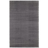 Herringbone Pearl Grey/White Handwoven Indoor/Outdoor Rug