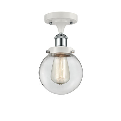 Amadeu Glass Semi Flush Mount