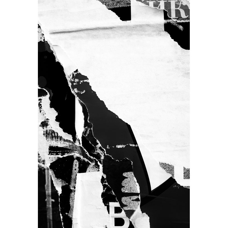 Grunge Texture Backdrop 1 Piece Wrapped Canvas Wall Art, 30cm H x 20cm W