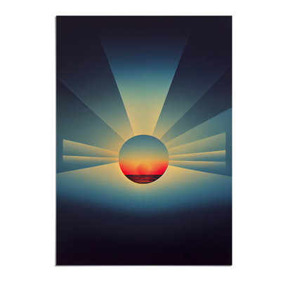 XV1022-4894X Urban Abstract Sunset - Print