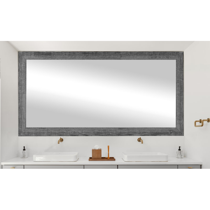 Dakston Solid Wood Flat Mirror, 36.5" x 64"