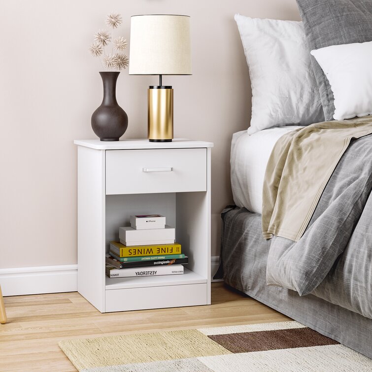 Ignacio 23.6'' H 17.7"W, Wood Bedside Table