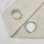  Panneau de rideau à œillets en lin de couleur unie 100% imperméable et occultant Leming (ensemble de 2)-99481475-102741614