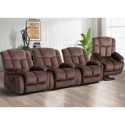 36.6" Power Recliner Home Theater Individual Seat