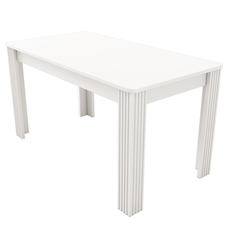 Coffee Table with Storage, White