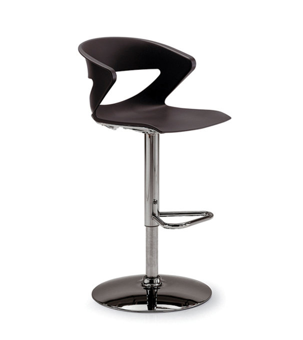 Tabouret à hauteur réglable, Rouge