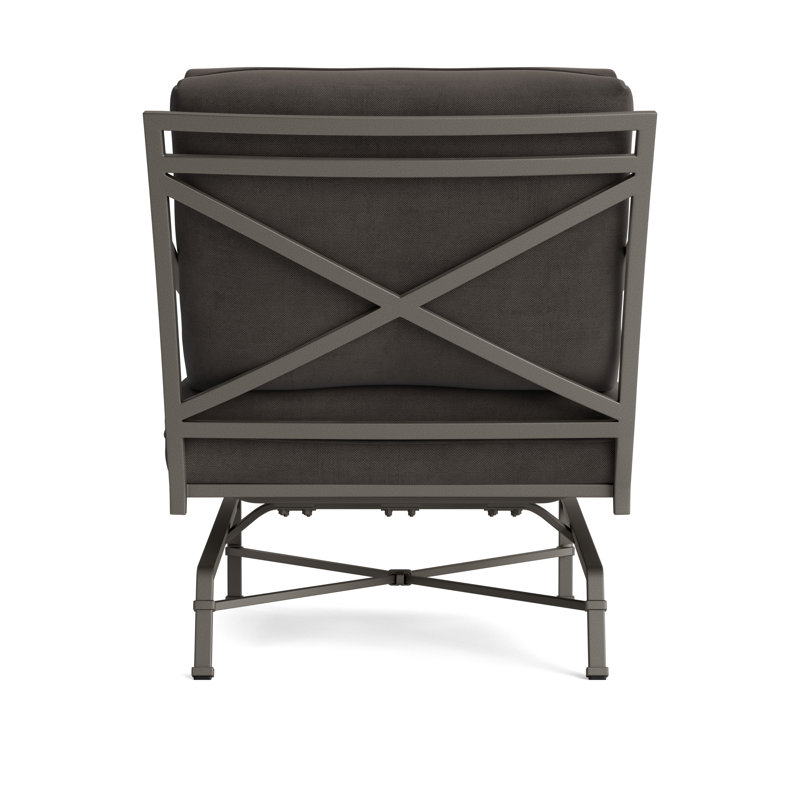 Venetian Outdoor Lounge Chair, Mica, Fusion Charcoal