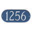 Oblong 1-Line Wall Address Plaque-717856760