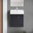 21.6 inch Modern Floating Bathroom Vanity with Ceramic Basin - Perfect for Small Bathrooms, Right side storage-102863270