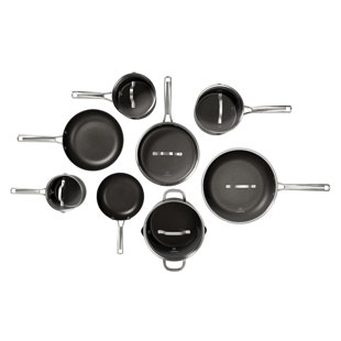 Select by Calphalon 8pc Oil Infused Ceramic Cookware Set 8 ct