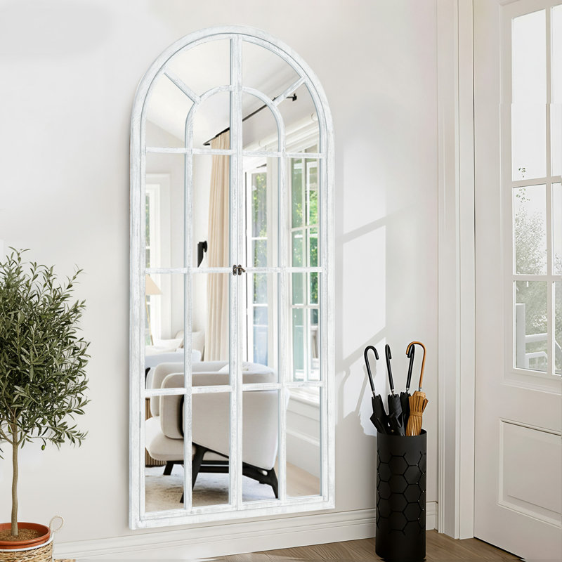 Miroir d'appoint 71 po H x 31 po, 71 po x 31 po, Blanc