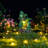 19.88"H Resin LED Fountain With Frogs Statue