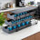 Porte-dosette et organisateur Nespresso Vertuo avec tiroir à 3 niveaux, peut contenir 60 capsules de café, structure en métal peu encombrante pour le comptoir