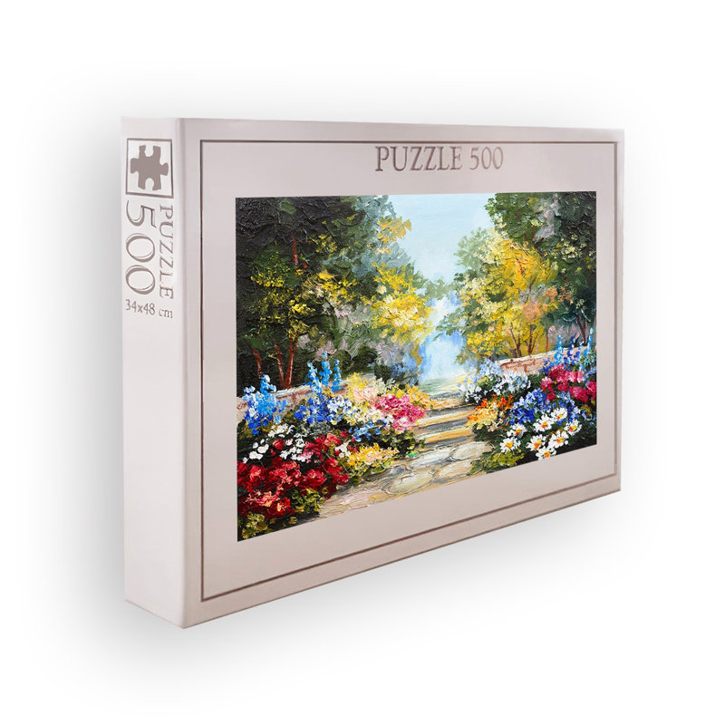 500 pièces en carton, 100% carton, 500 pièces, 18,9 x 13,4 pouces | Taille de la boîte: 13,2 po x 9,1 po x 2,0 po | Parfait pour le plaisir et la détente en famille, pièces durables de haute qualité pour un assemblage facile, cadeau idéal pour les amateurs de casse-tête