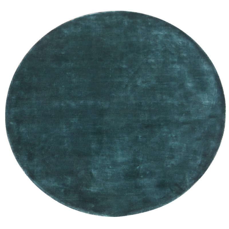 Mankiewicz Solid Colour Hand Woven Shag Area Rug, Round 200cm