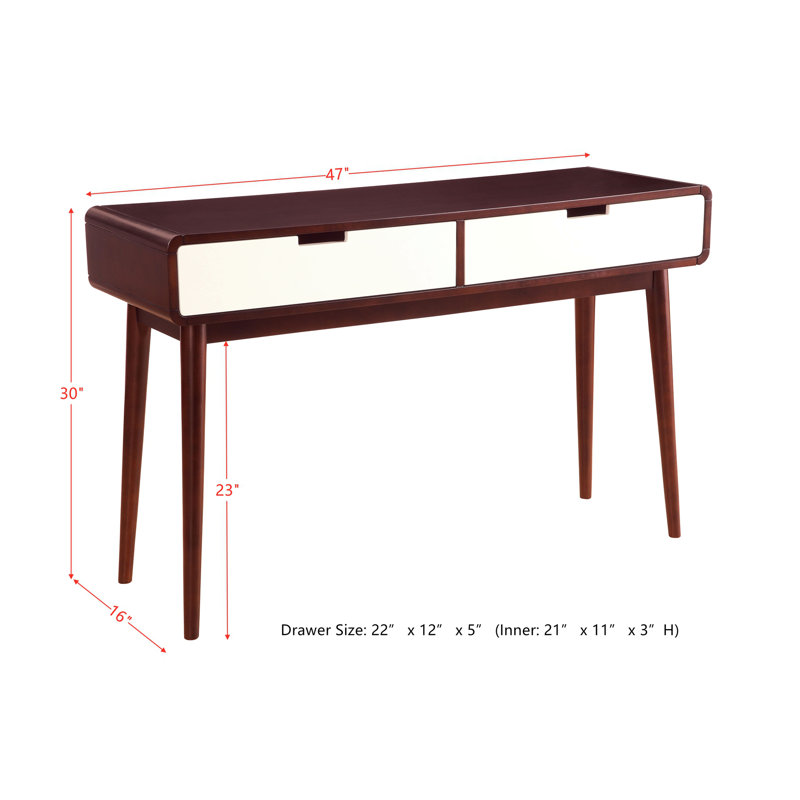 Ellender Transitional Rectangular Console Table