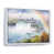 Cadre flottant blanc