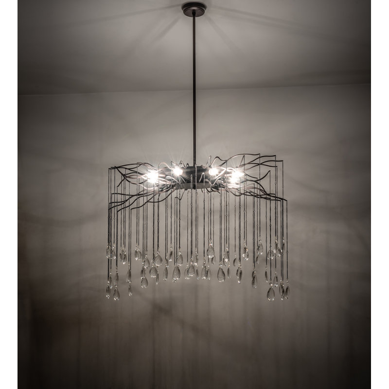 Lustre long Aranha de 48 po Ednamae