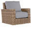 Havana Outdoor Swivel Glider Lounge Chair with Sunbrella Cushions-878911015