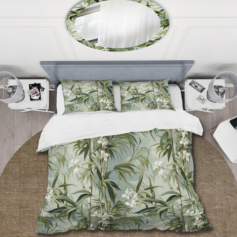 Ensemble de housse de couette Bamboo Elegance, Housse de couette pour très grand lit et 2 très