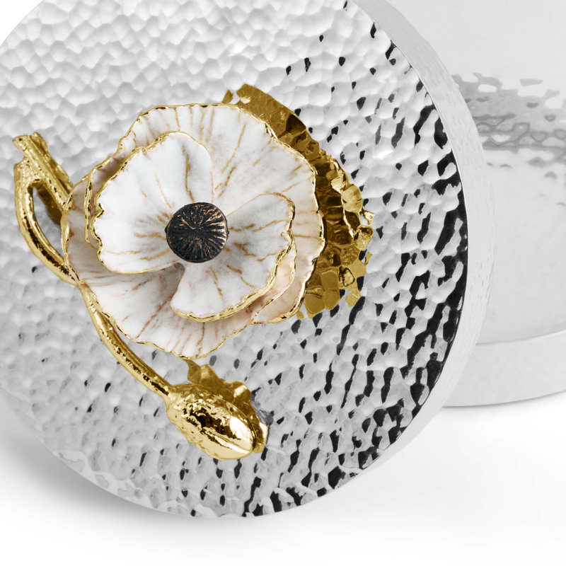 Anemone Canisters, 9.5" H x 5.25" W x 5.25" D