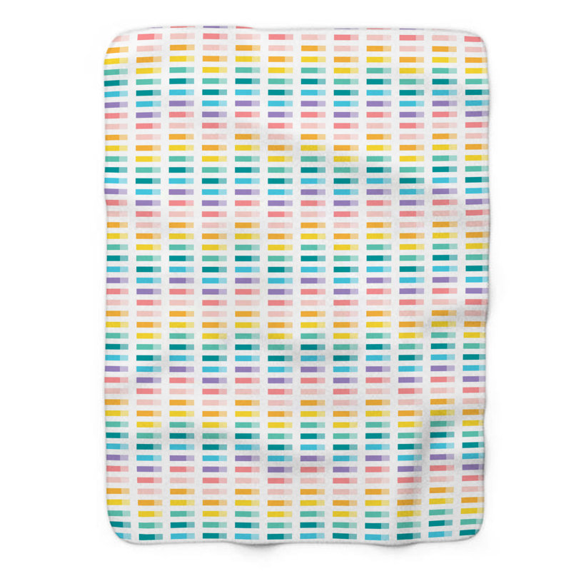 Soft Spectrum - Couverture sherpa de qualité supérieure 1 pièce, Lit simple