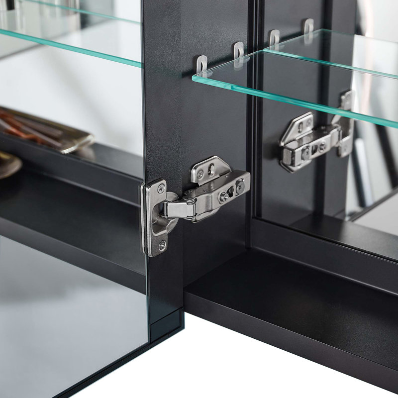 Armoire à pharmacie avec tablettes et prise électrique Ekong