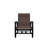 Belle Isle Sling Aluminum Frame Hidden Motion Chat/Lounge Chair With Marine Grade Polymer Arm Accent-98358310-98714573