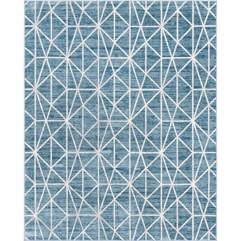 Clidy Abstract Indoor Rug, Rectangle 8' x 10'