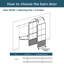 84" Glass and Metal Barn Door with Installation Hardware Kit (Include Soft-Close)-98100706-100547247