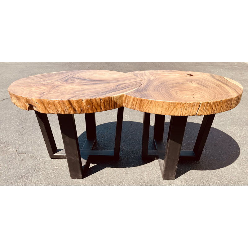 Daijha Solid Wood Top Coffee Table