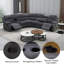 Canapé modulaire inclinable 3 pièces 199 po-928560205