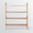 Brighouse Natural Finish Solid Wood 4-Tier Stackable Shoe Rack Set, 31.83" H X 26.96" W X 10.57" D