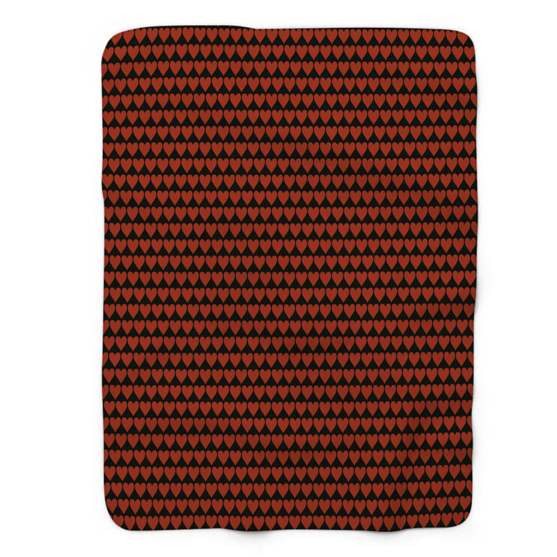 Orange douillet - 1 pièce Sherpa Premium, Lit simple