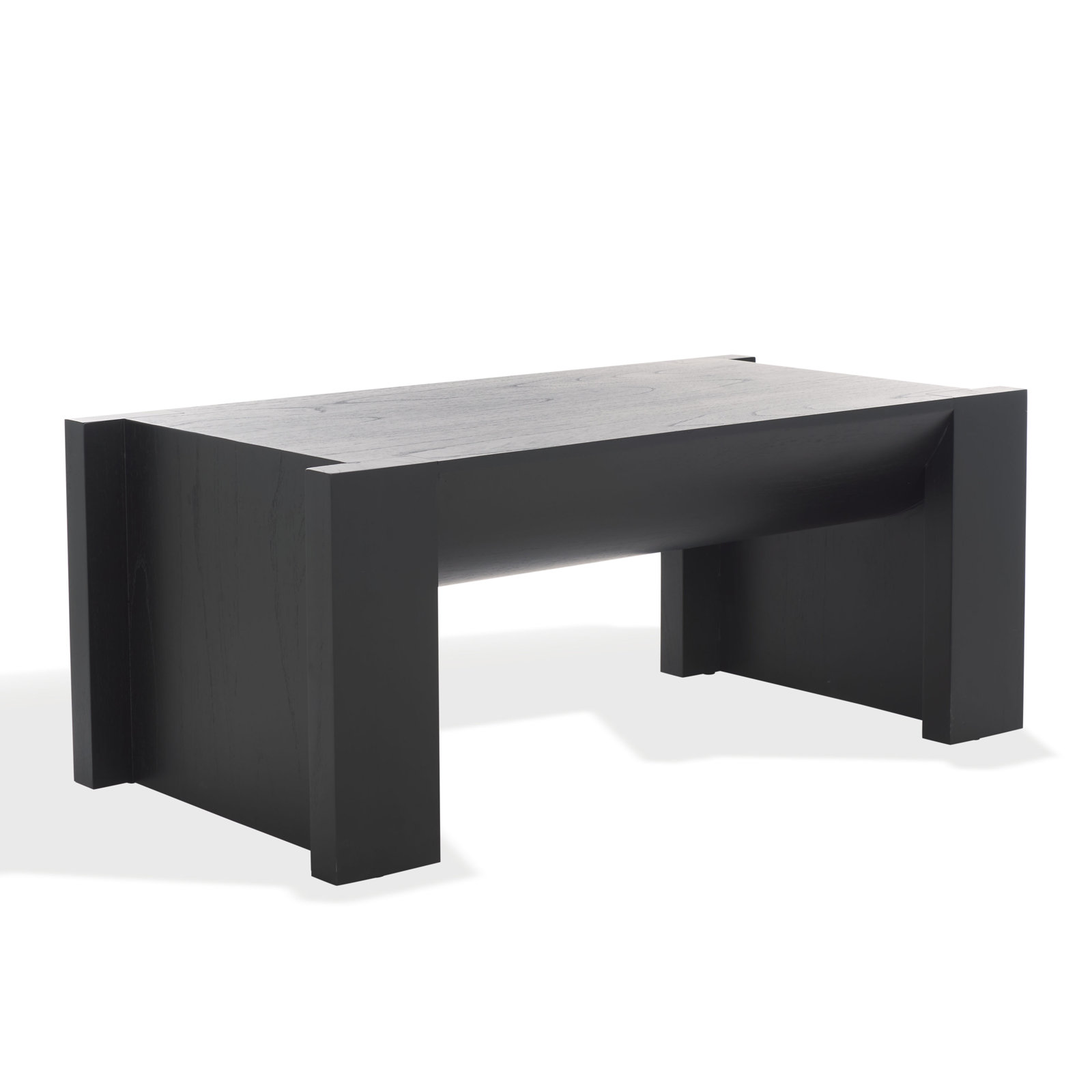 Ghavin Wood Coffee Table, Black
