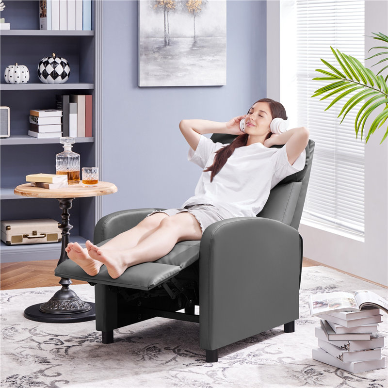Ranford 61.5cm Wide Zero Gravity Recliner, Gray