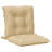  Low Back Chair Cushion Set Of 4 Melange Beige-973910086-973910201