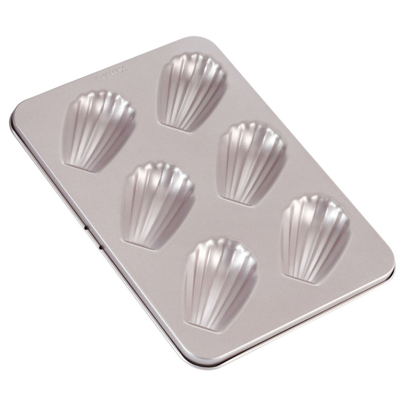 Chefmade 6 Cavity Oval Shell Madeleine Mold Cake Pan