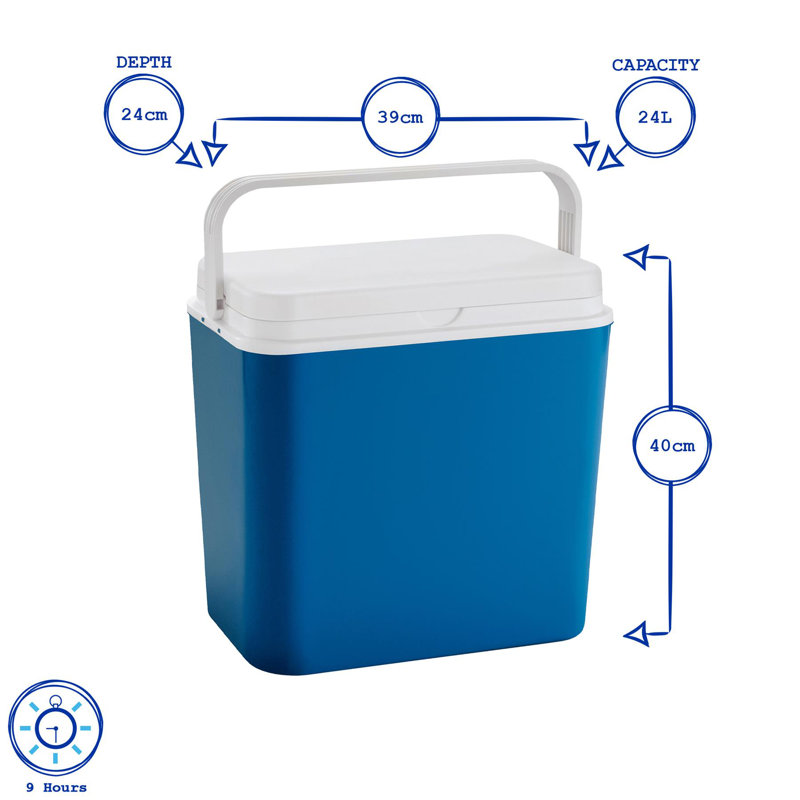 Harbour Housewares 24L Ice Chest in Blue