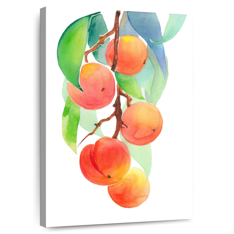 Yarlin Branch Of Peaches, 51" H x 34" W