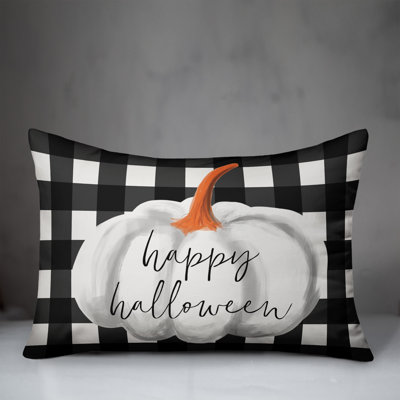  Happy Haunting Buffalo Lumbar Pillow