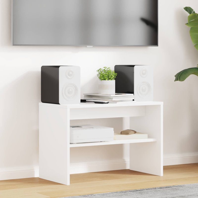 Unfinished TV Stand, 40cm H x 60cm L x 30cm W, White